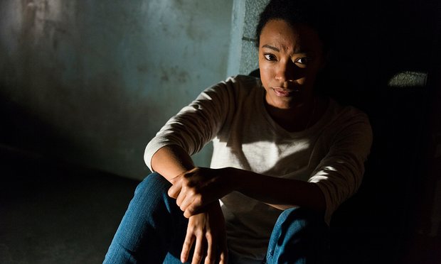 Cornered … Sonequa Martin-Green as Sasha Williams. Photograph: Gene Page/AMC  